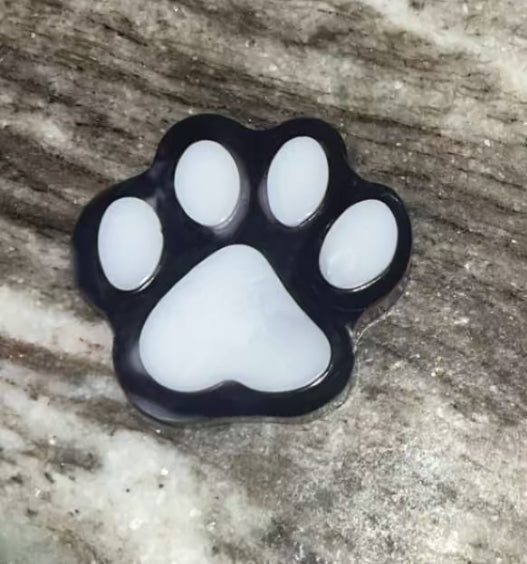 Paw print candle melt (vanilla caramel)