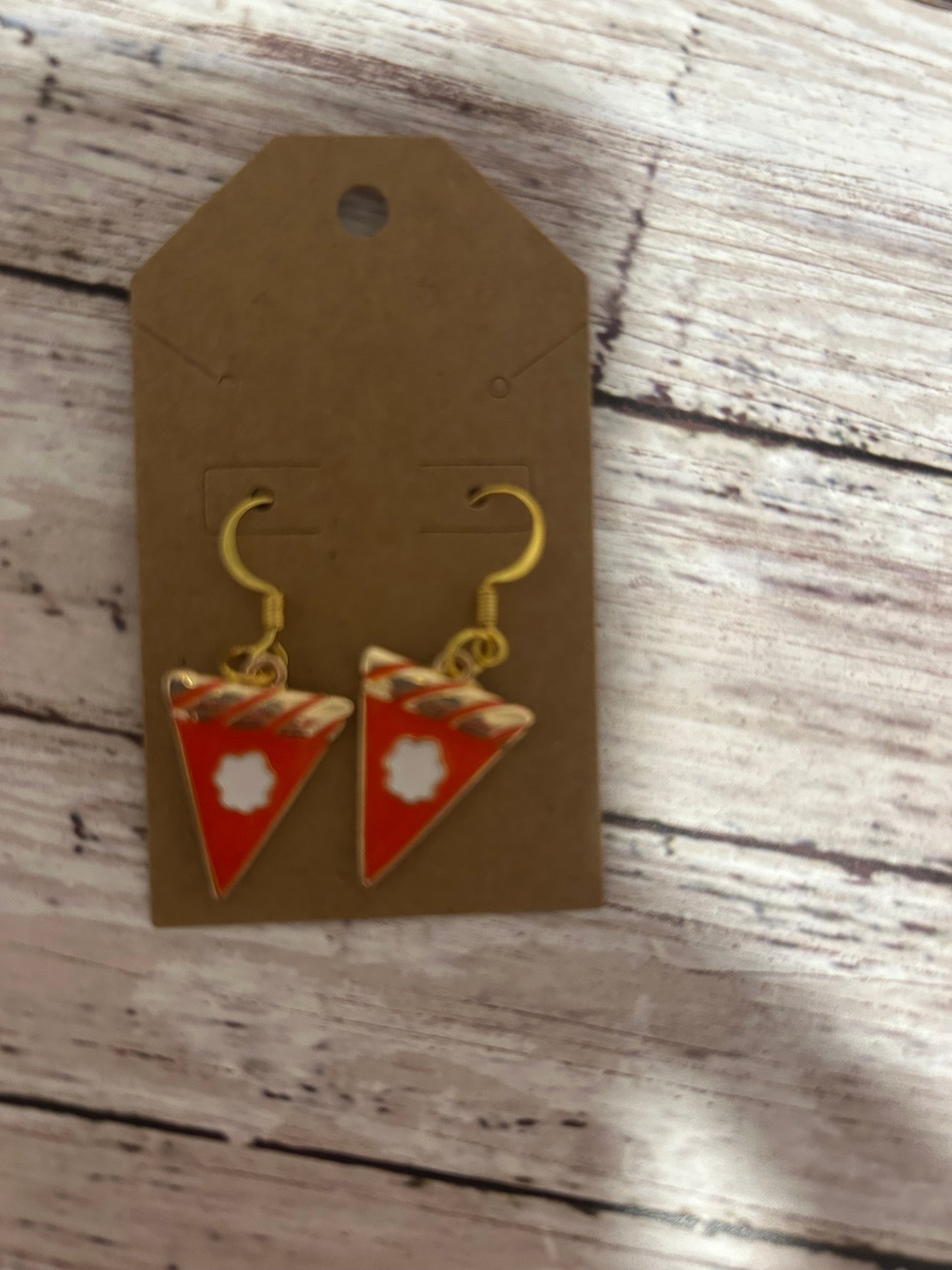 Pumpkin pie earrings