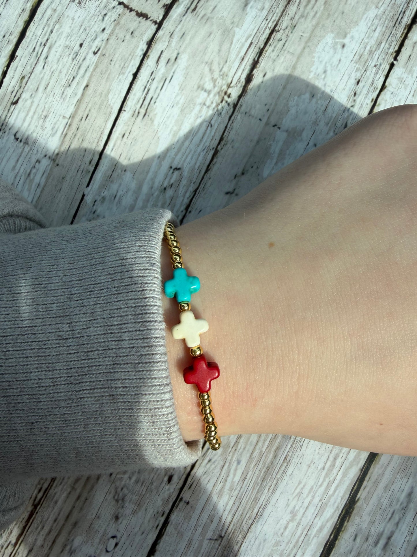 Bomb pop non tarnish bracelet