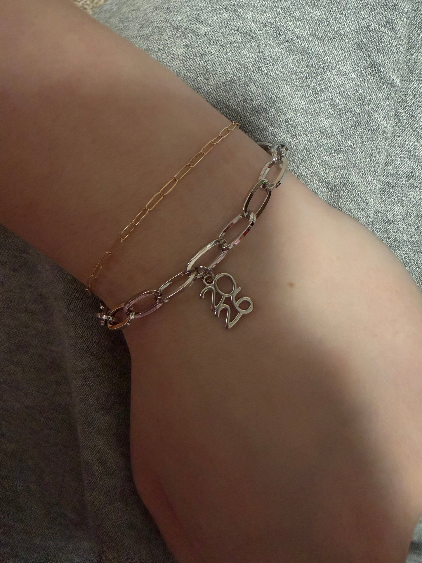 2026 non tarnish chain bracelet in silver