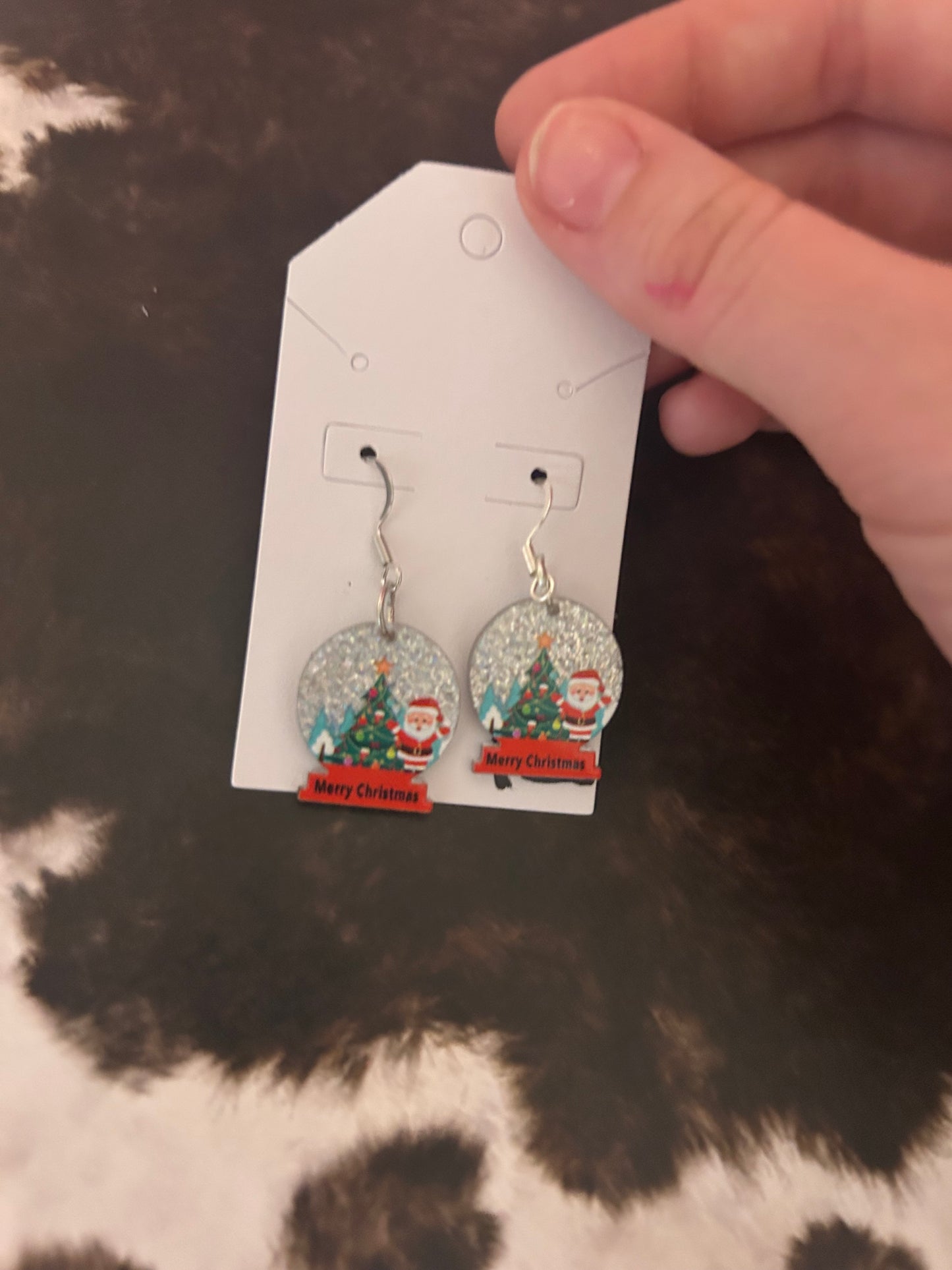 Merry Christmas earrings