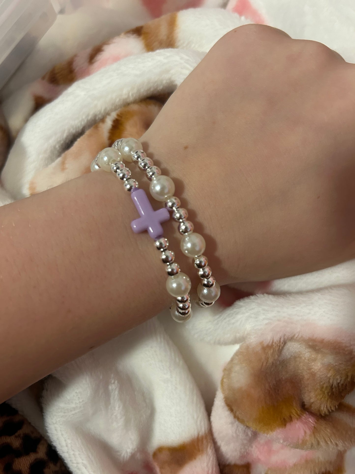 Silver plated non tarnish combo purple