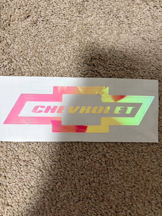 Chevy sticker size medium/ large