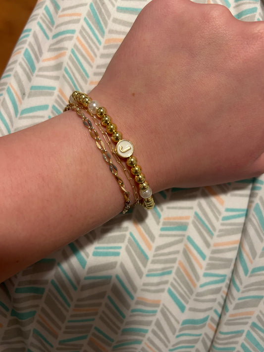 J pearl non tarnish bracelet