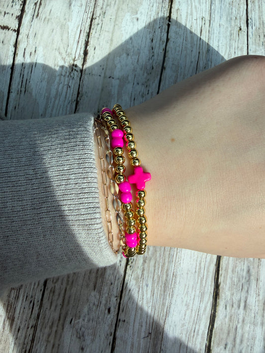 Pinkie pie non tarnish bracelet set (2)