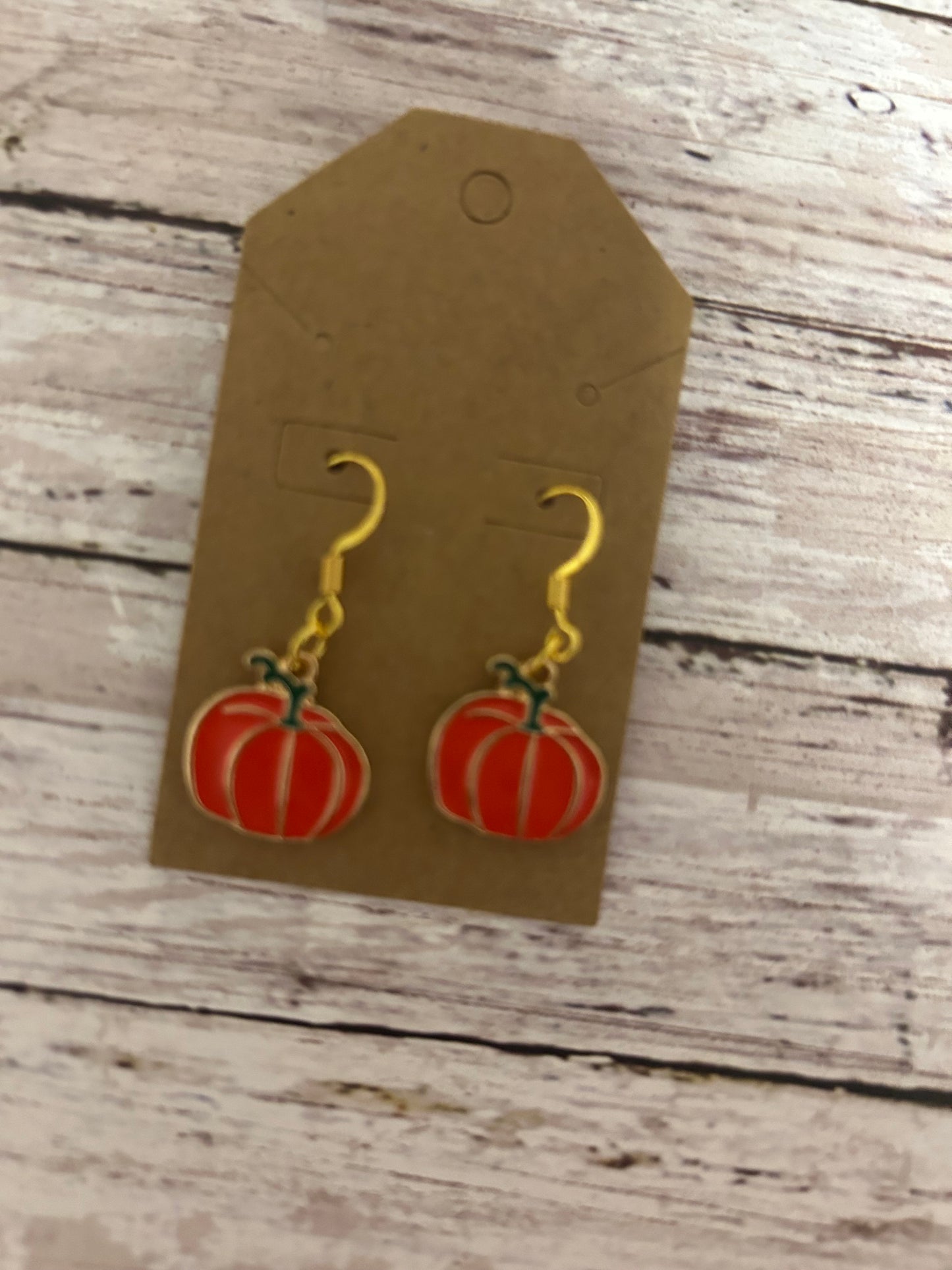 Pumpkin earrings