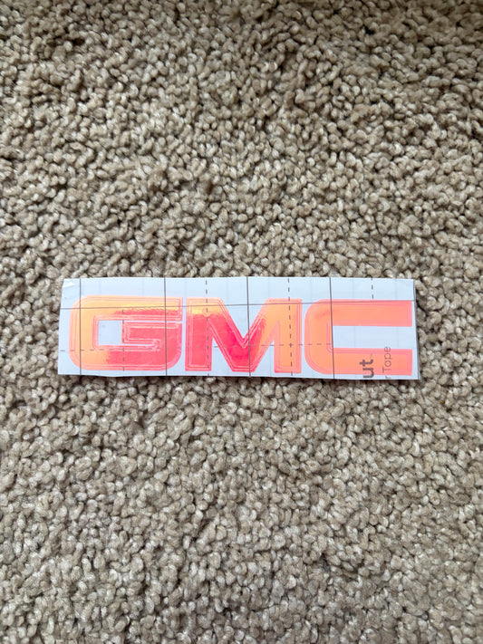 GMC small logo sticker