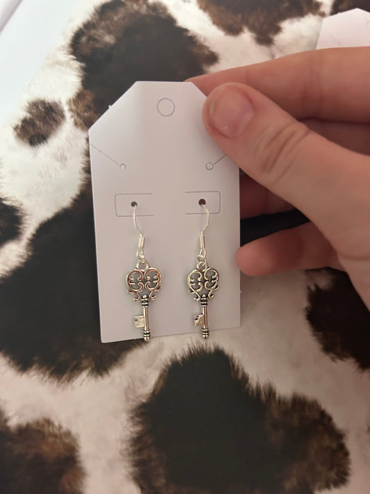 Key earrings