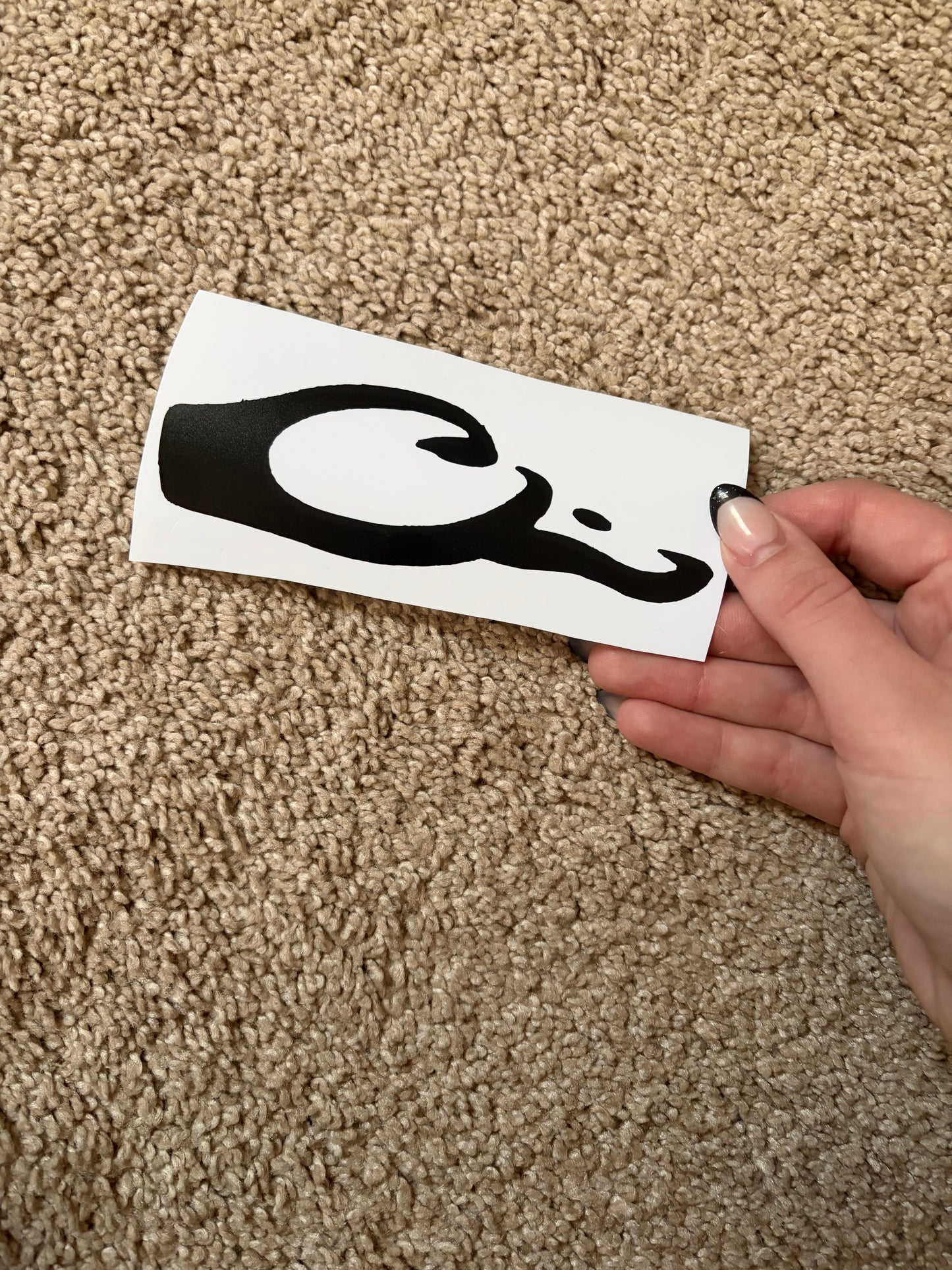 Drake logo small sticker