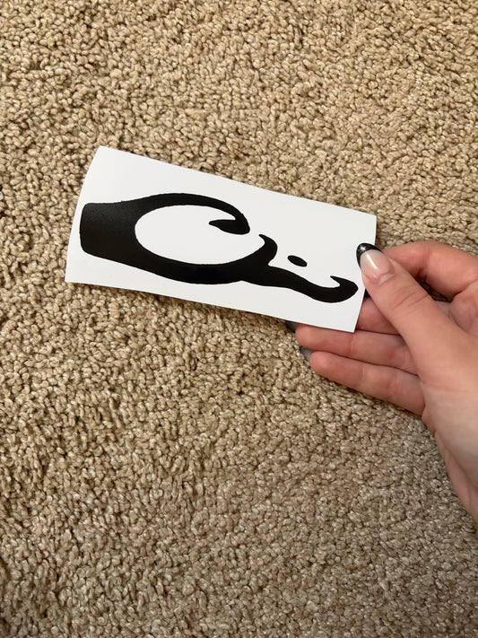 Drake logo small sticker