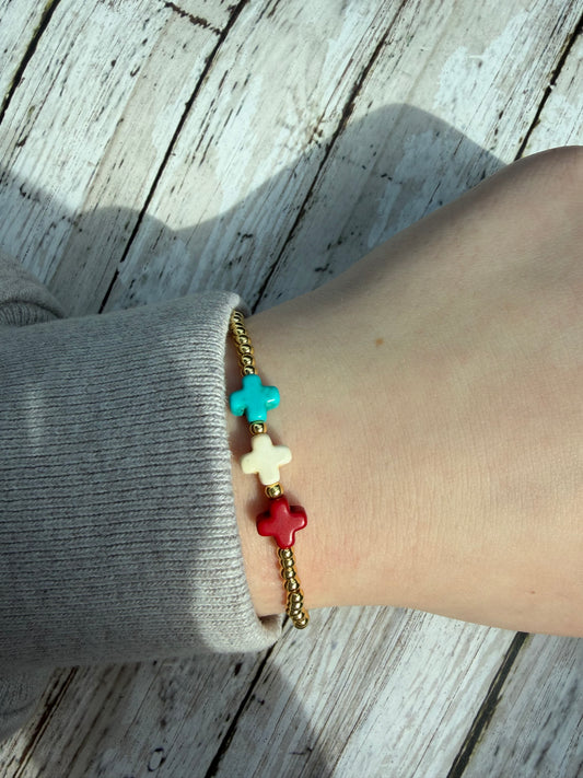 Bomb pop non tarnish bracelet