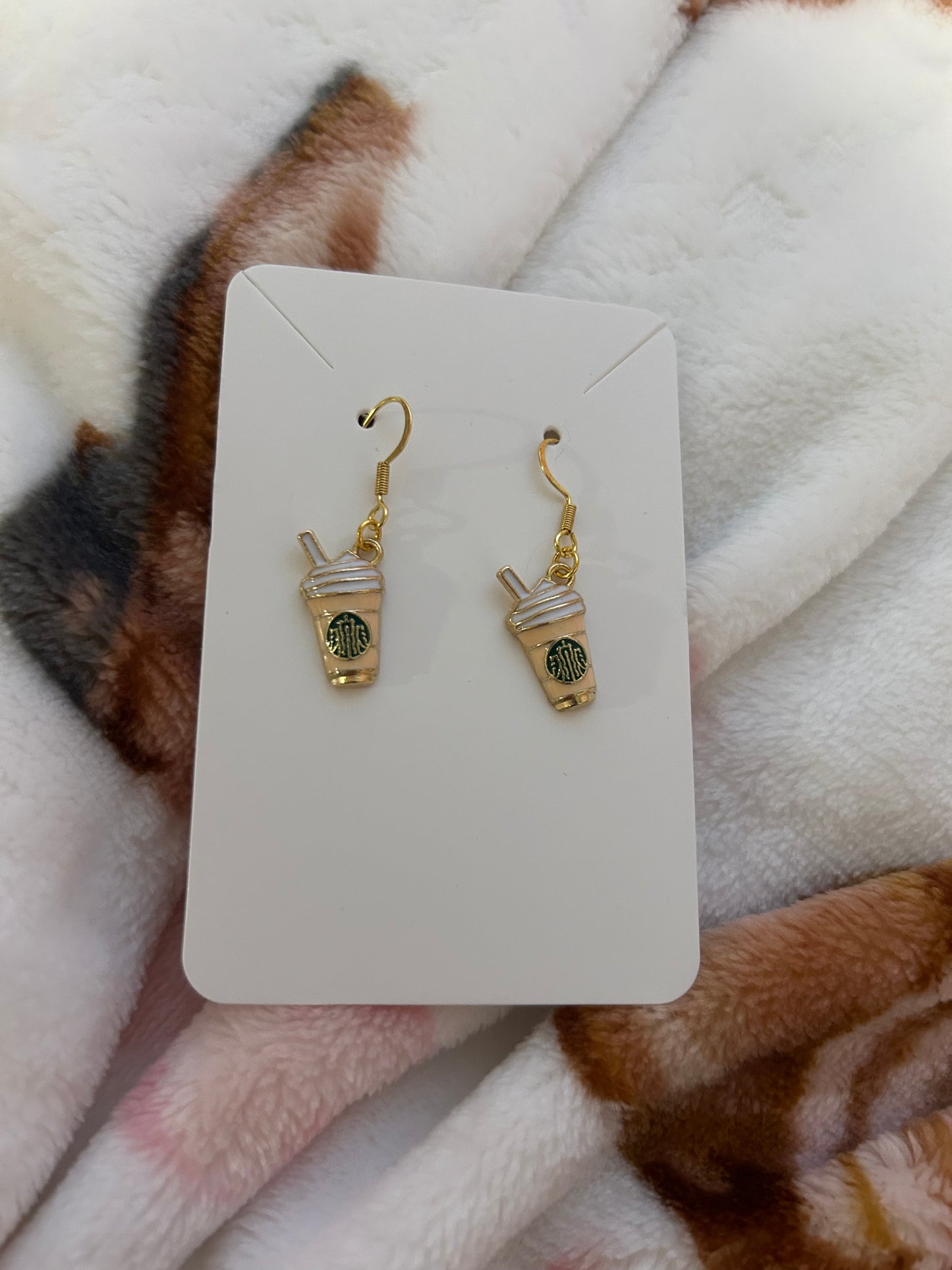 Starbucks coffee earrings