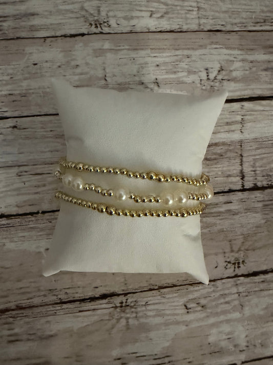 Gold and pretty stack gold filled non tarnish