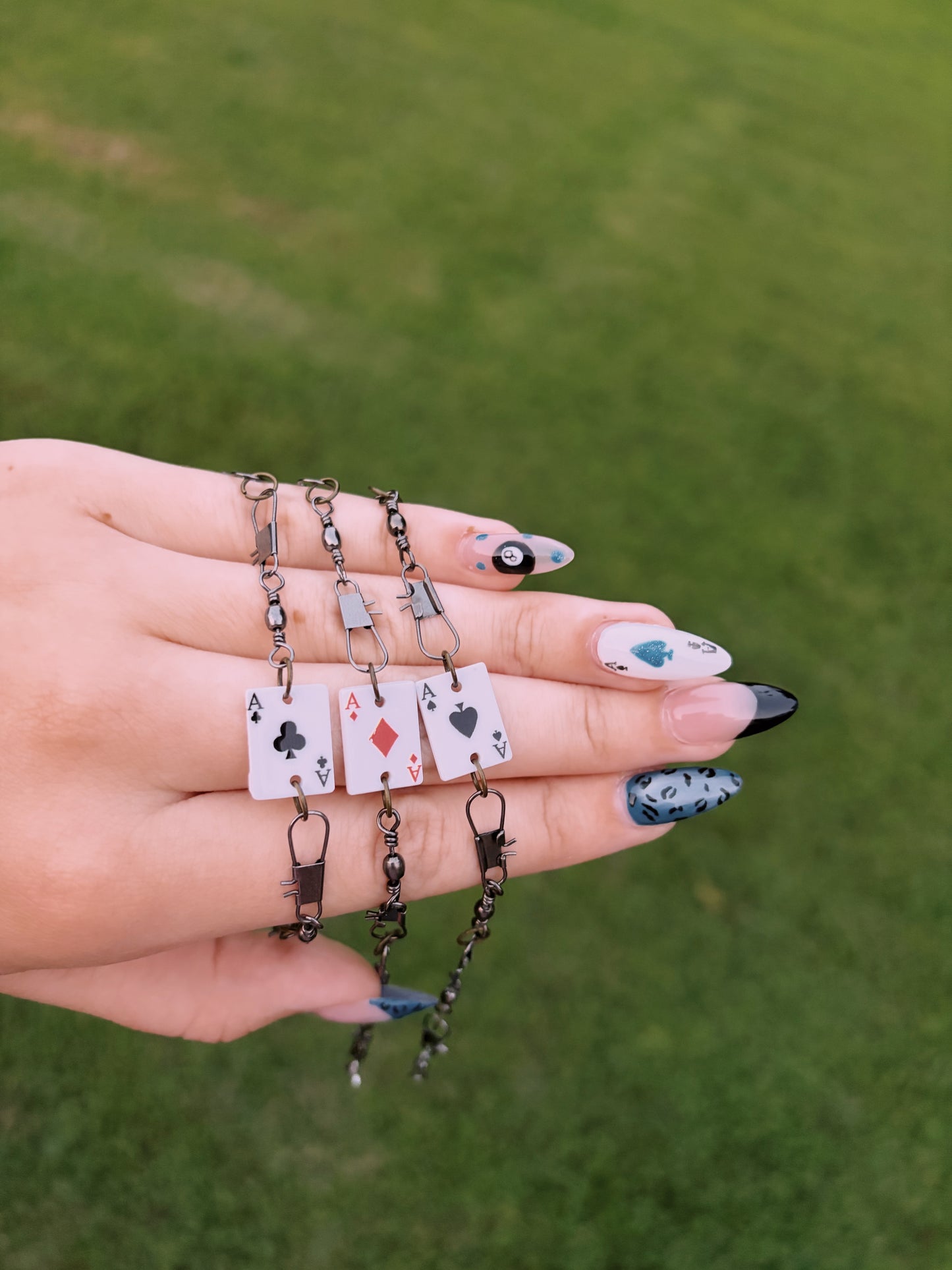 Ace card swivel bracelet adjustable