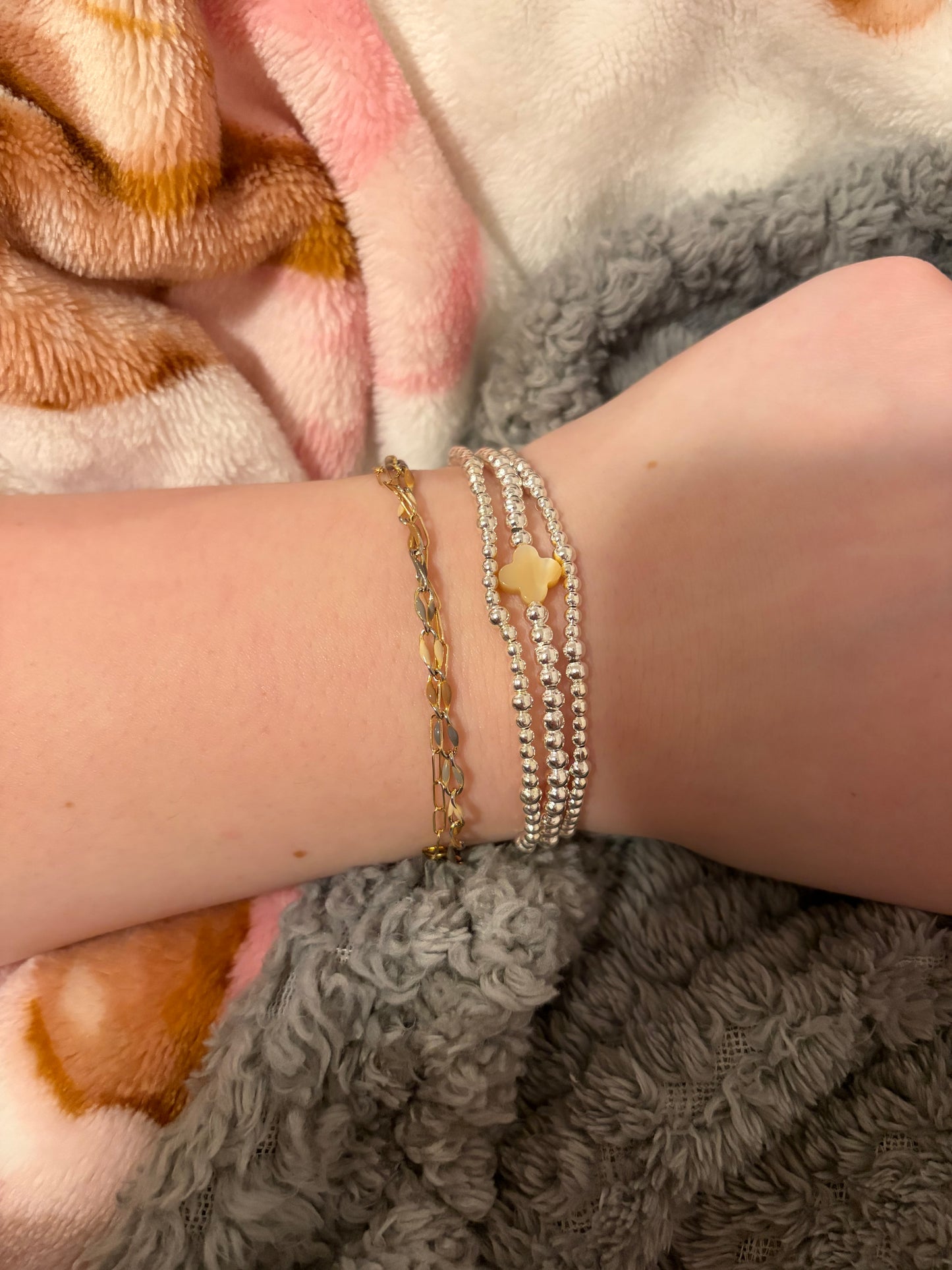 Silver clover non tarnish set