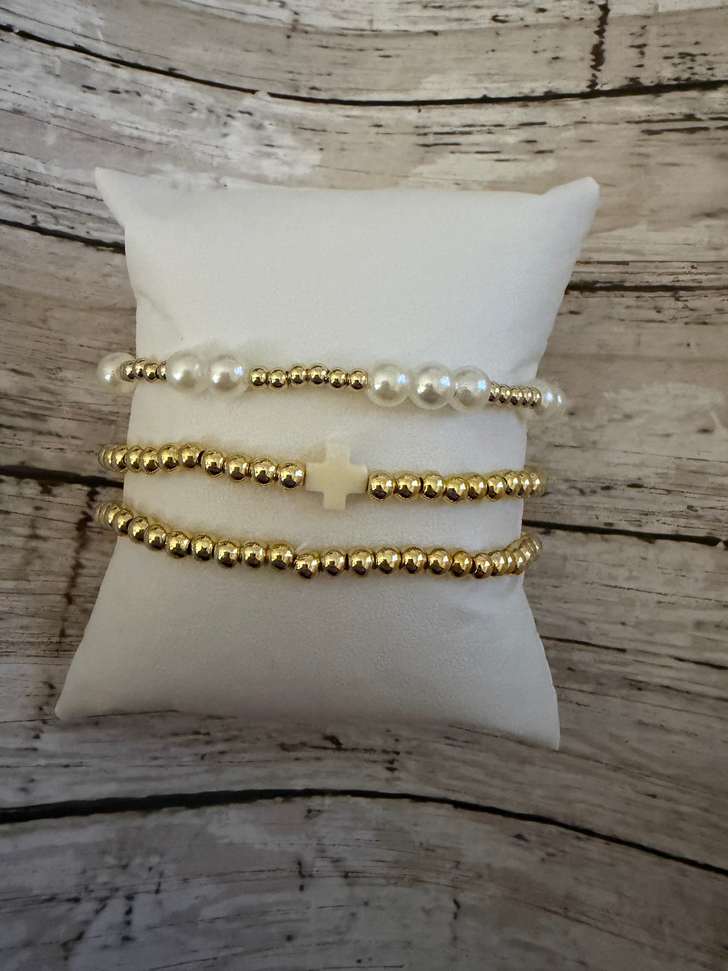 White pearl Easter cross stack non tarnish (3)