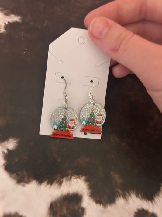 Merry Christmas earrings