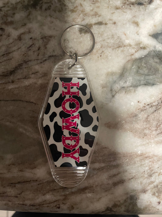 Howdy keychain