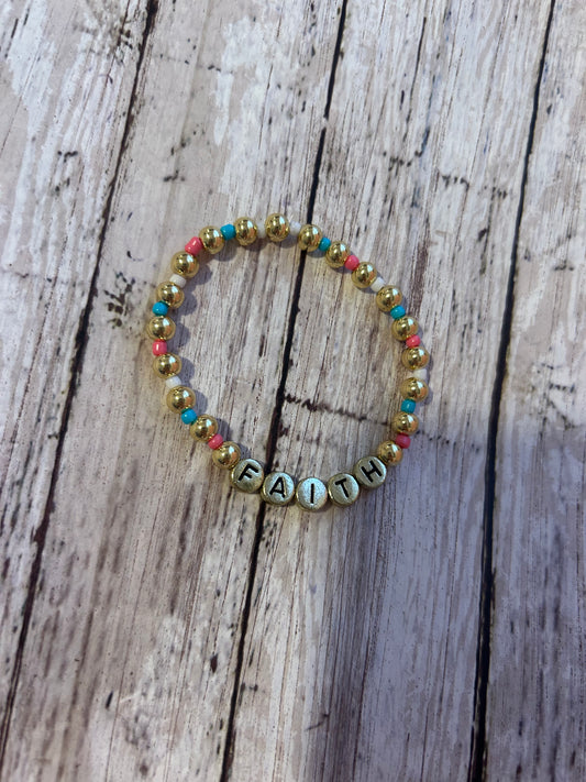 Faith bracelet non tarnish