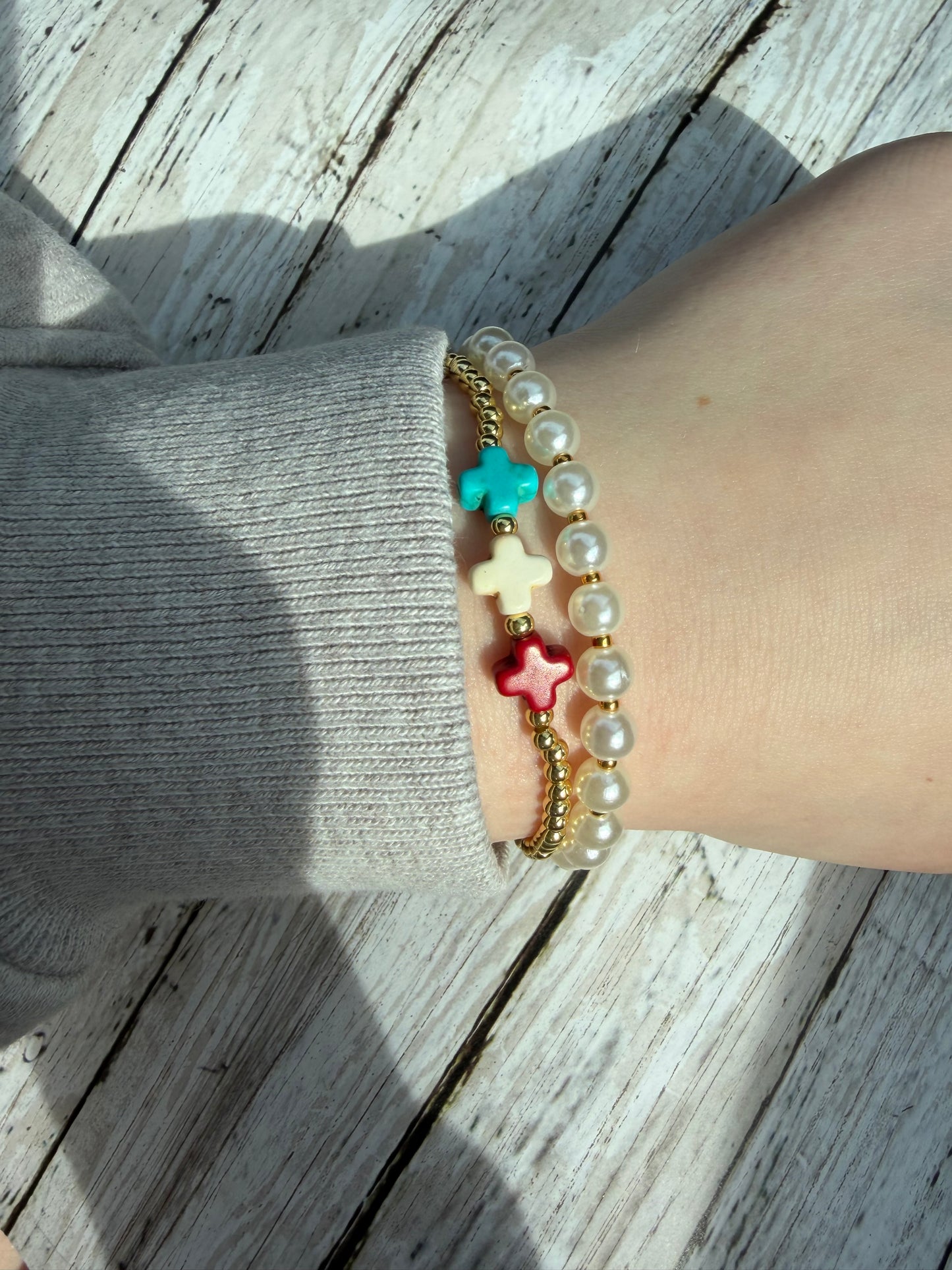 Bomb pop non tarnish bracelet set (2)