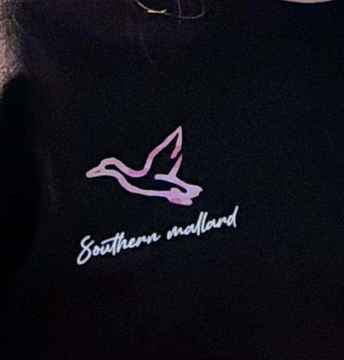 Southern mallard classic pink duck camo crewneck