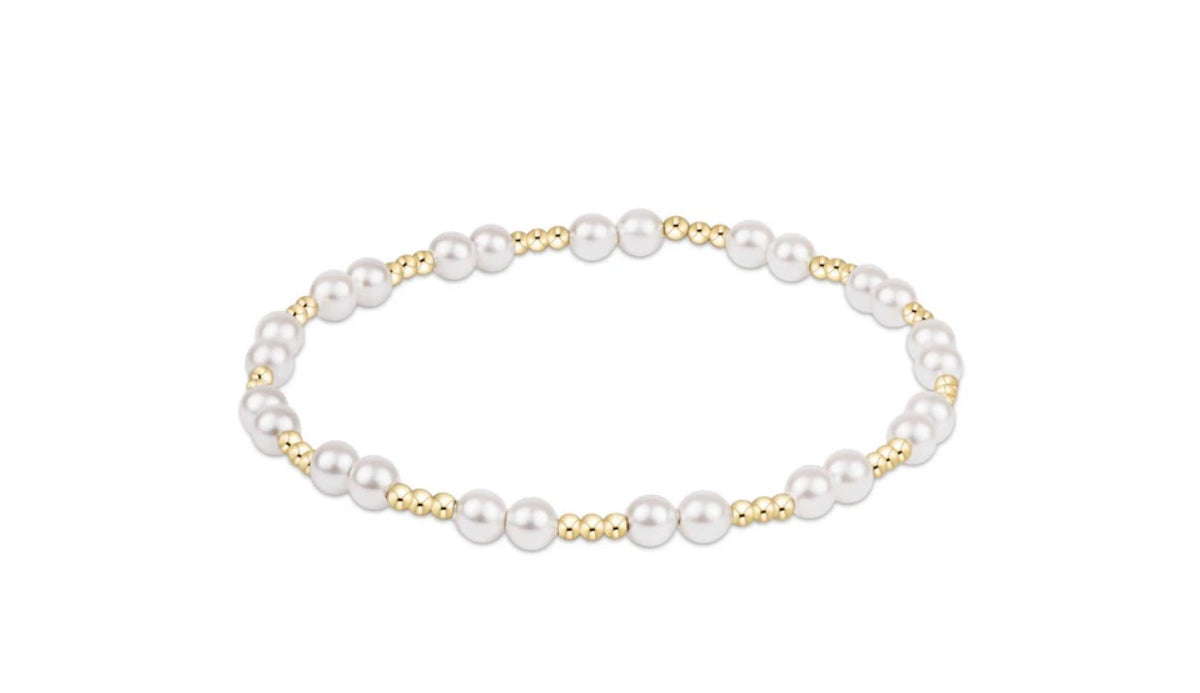The double pearl bracelet non tarnish gold plated or filled