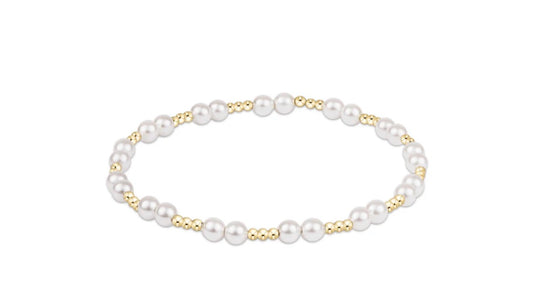 The double pearl bracelet non tarnish gold plated or filled