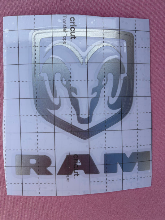 Ram decal sticker medium 6x6