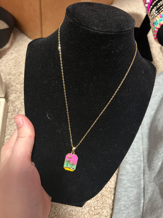 Palm beach non tarnish necklace in gold
