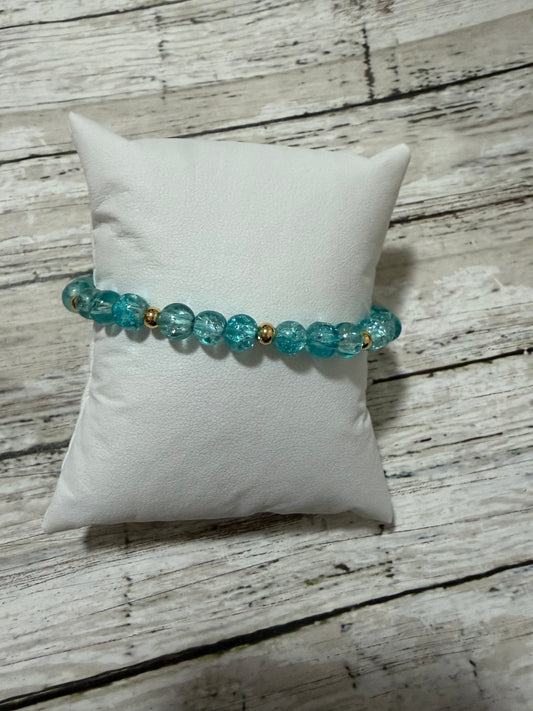Tidewater teal non tarnish bracelet