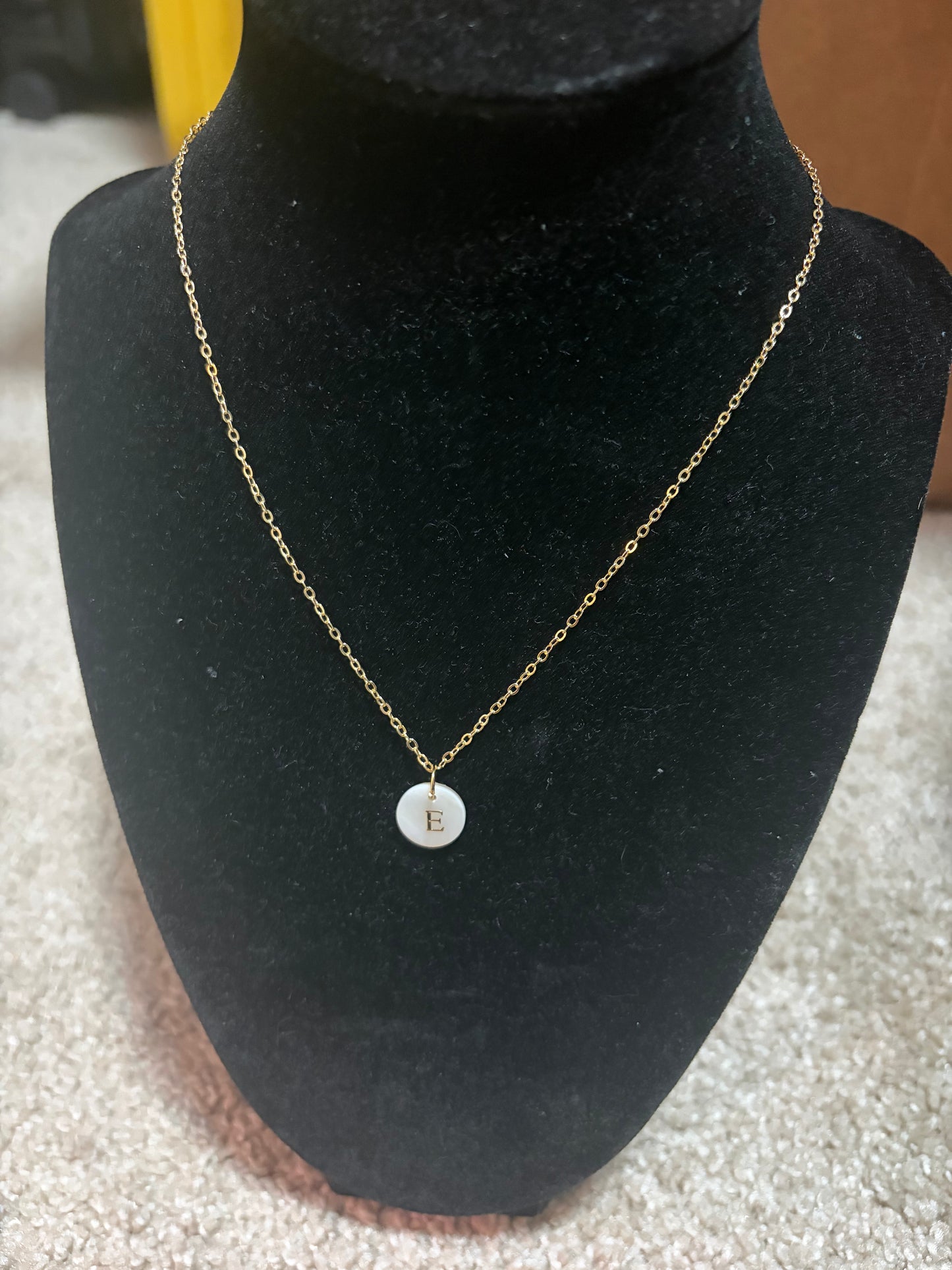 Freshwater pearl non tarnish necklace in gold