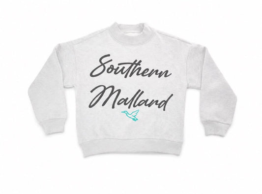Pre order southern mallard coastal mallard mockneck (heather grey)