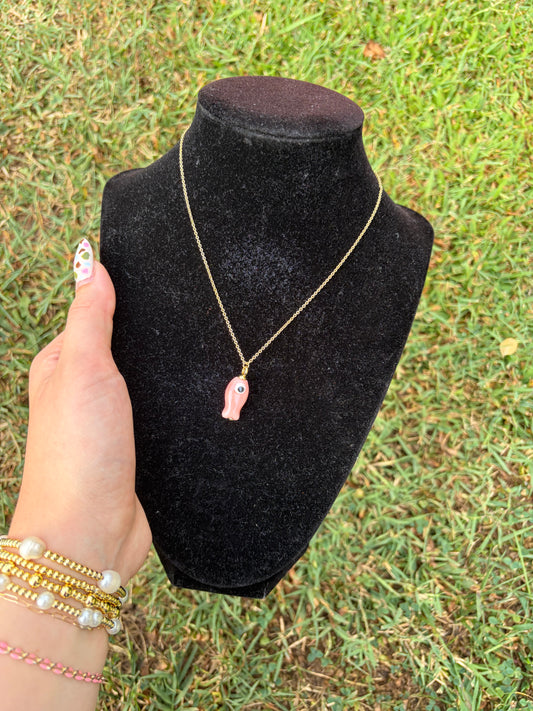 Gold filled fish necklace non tarnish